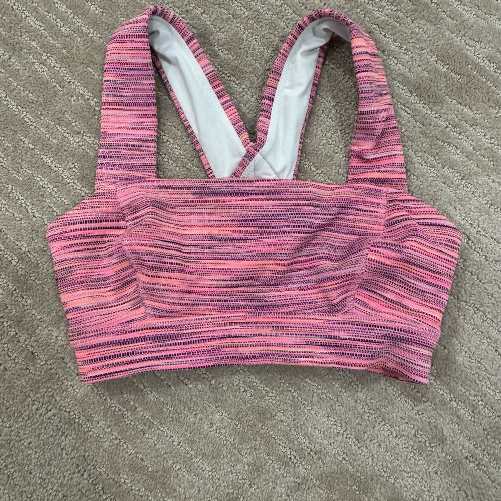 Free People Multi-Colored Sports Bra